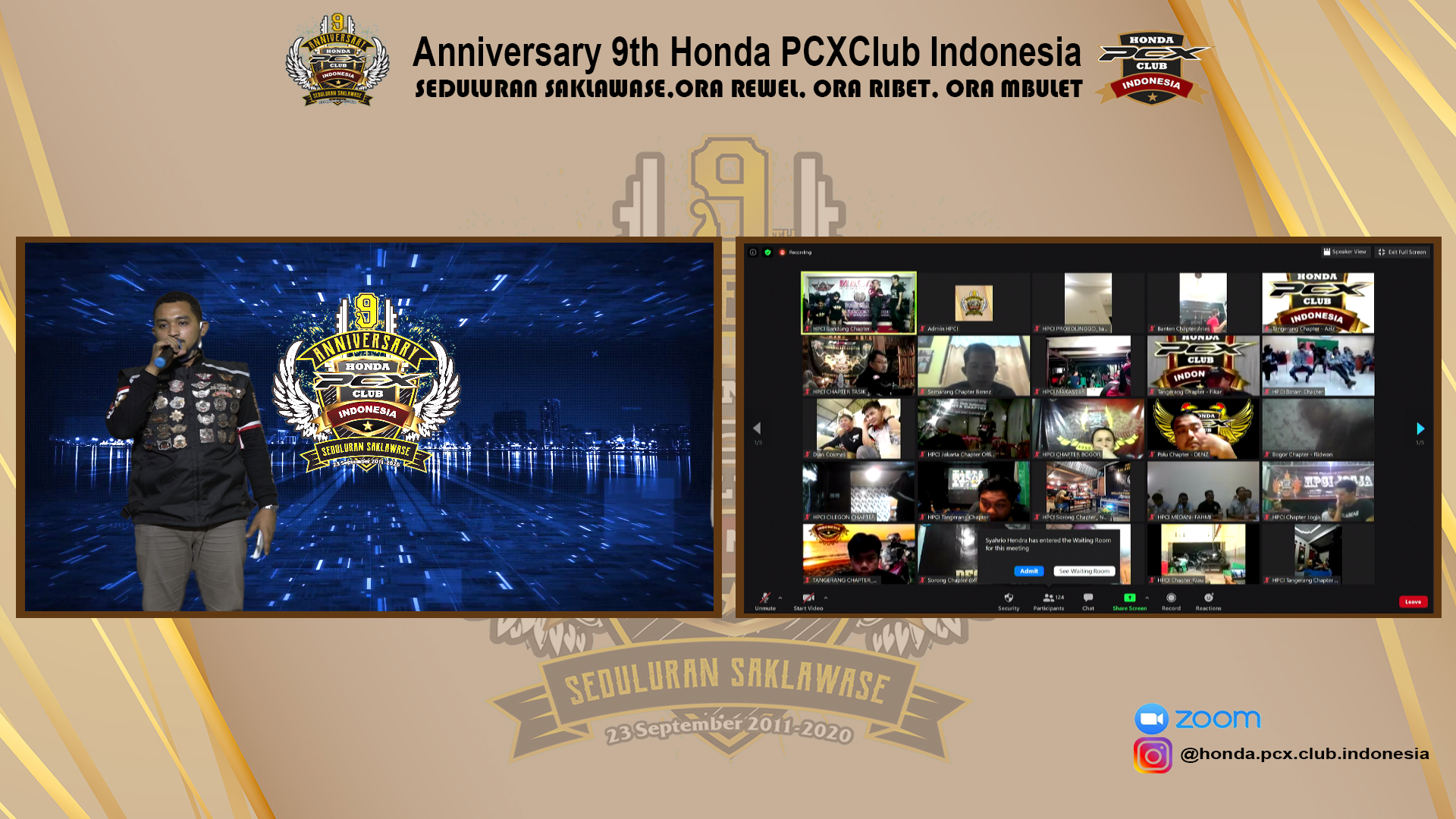 Honda PCX Club Indonesia (HPCI) Rayakan Anniversary Secara Virtual, Juga Gelar Kegiatan HCSR